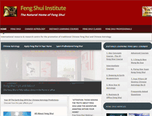 Tablet Screenshot of feng-shui-institute.org